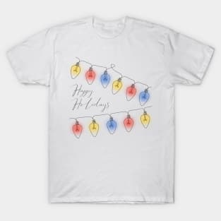 Happy Holidays Lights T-Shirt